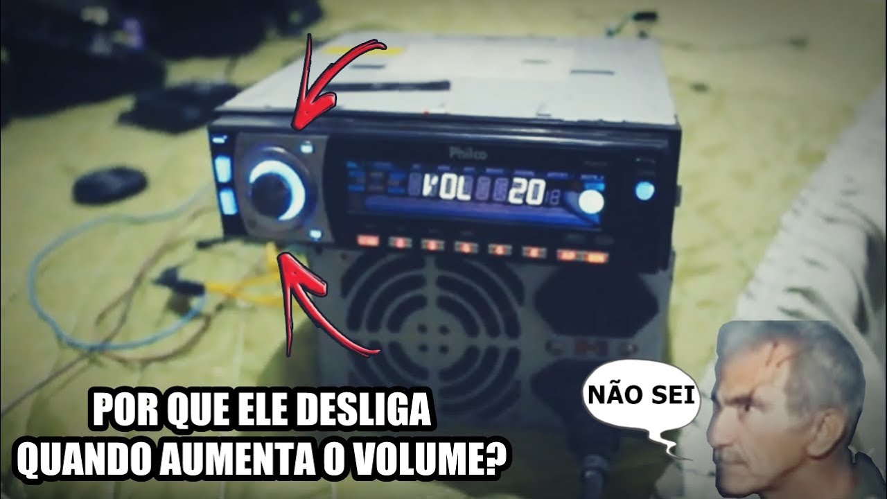 Som Residencial Fonte De PC Por Que Ele Desliga Quando Aumenta O Volume(Solução Para Esse Problema)