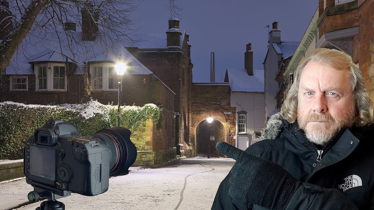 Canon EOS 5Ds | A 50 Megapixel | Night Snow | Carlisle Cathedral Abbey Gatehouse Photography