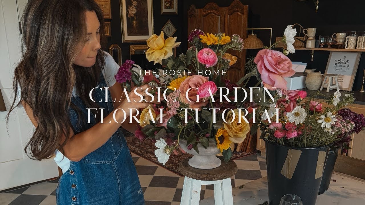 Floral Friday | Classic Garden-Style Arrangement Tutorial