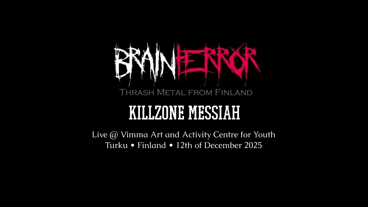 Brainterror Live @ Vimma • Turku • Finland • 12.12.2025