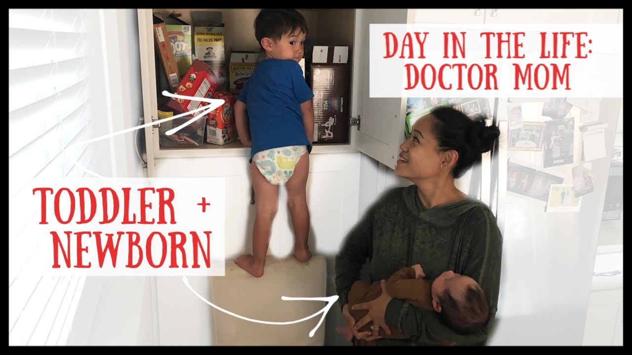 REAL LIFE WITH a TODDLER and NEWBORN | Doctor Mom Maternity Leave