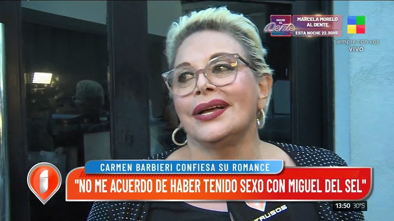 CARMEN BARBIERI CONFIRMA EL ROMANCE CON MIGUEL DEL SEL 💘