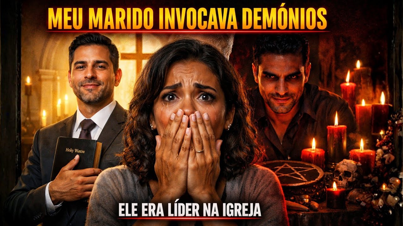 MEU MARIDO ERA APLAUDIDO NA IGREJA, MAS INVOCAVA DEMÔNIOS EM CASA