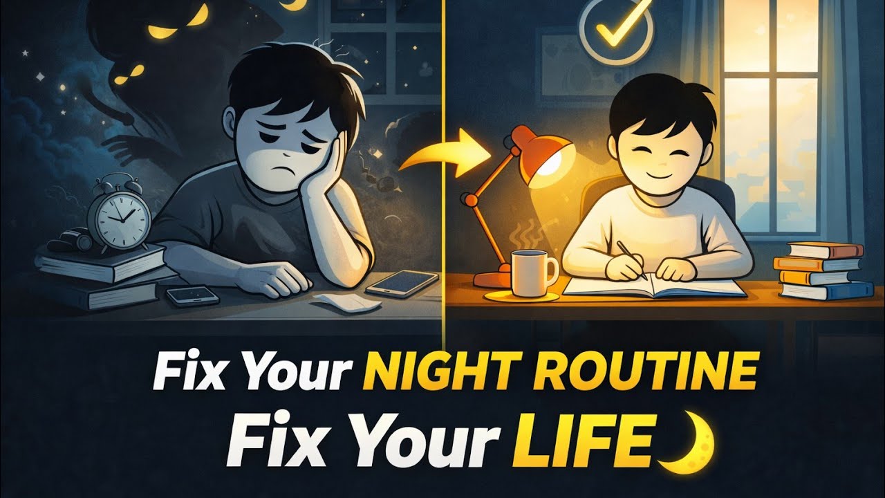 Fix Your Night Routine Fix Your Life 🌙 