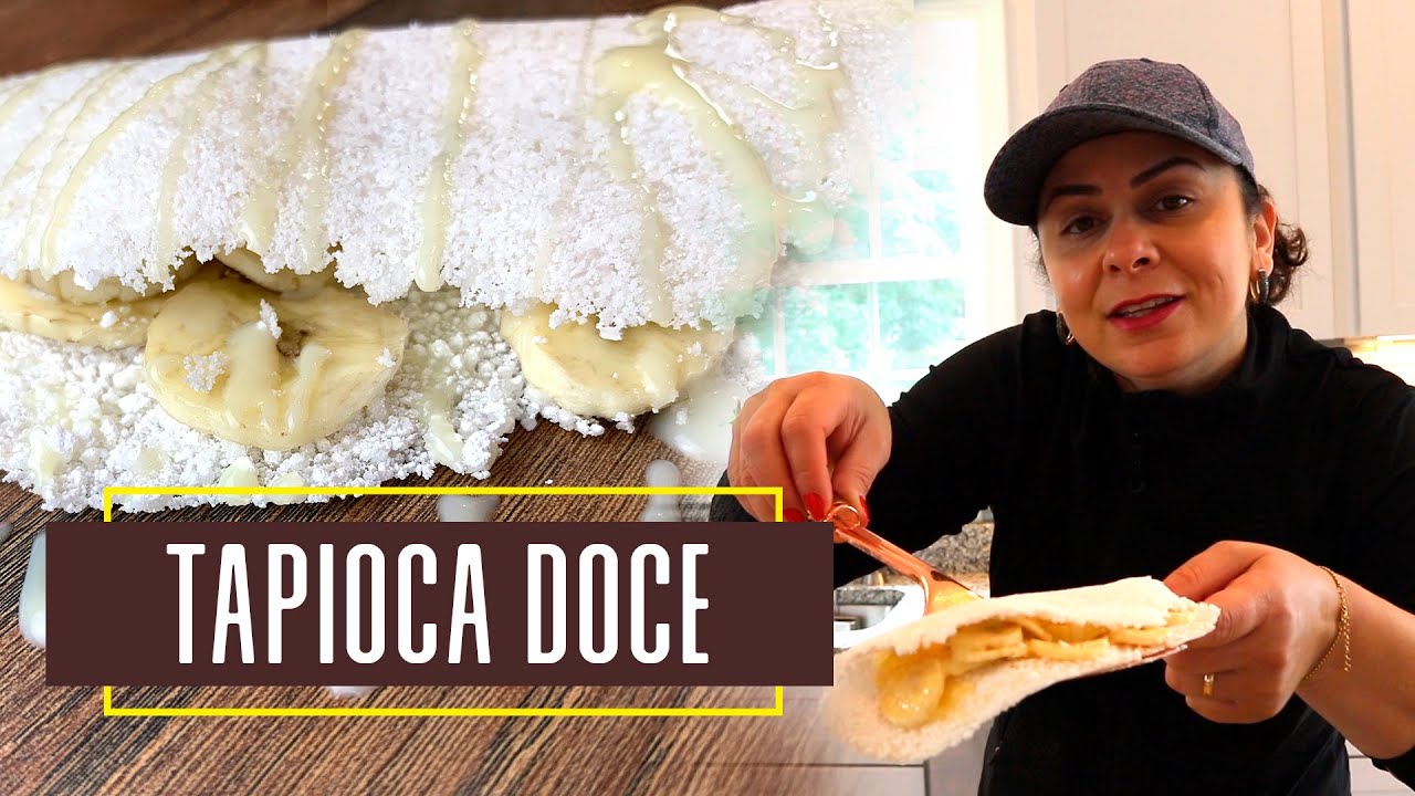 TAPIOCA DE BANANA COM LEITE CONDENSADO