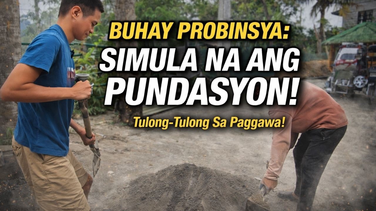 Pundasyon Ng Bahay | Tulong-tulong Sa Paggawa!