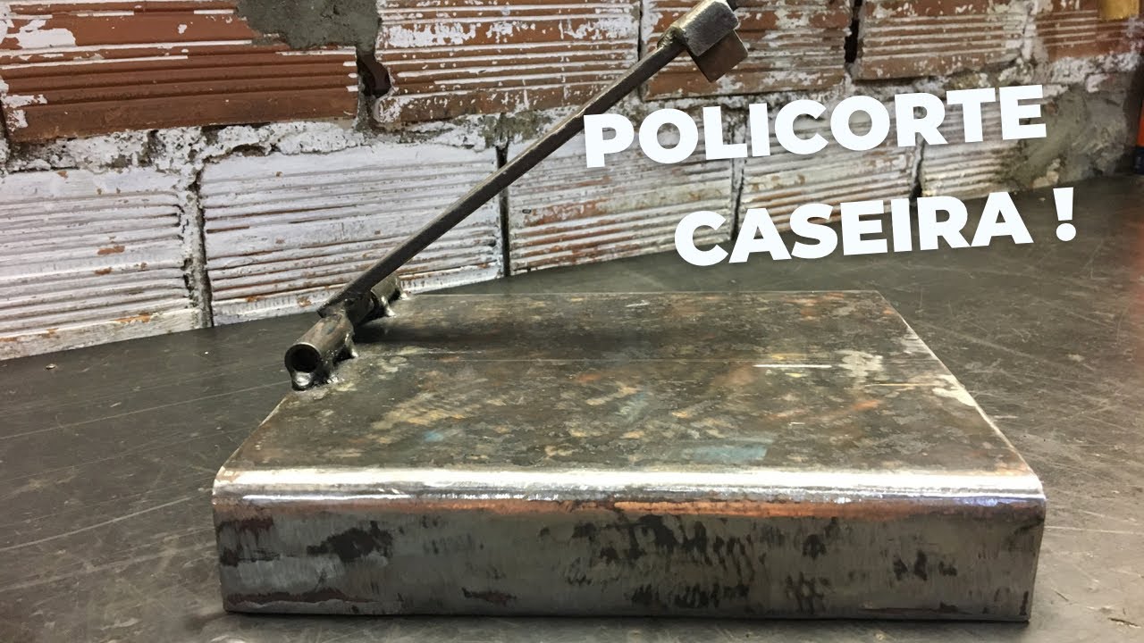 Policorte Caseira/ Suporte Caseiro Para Lixadeira!