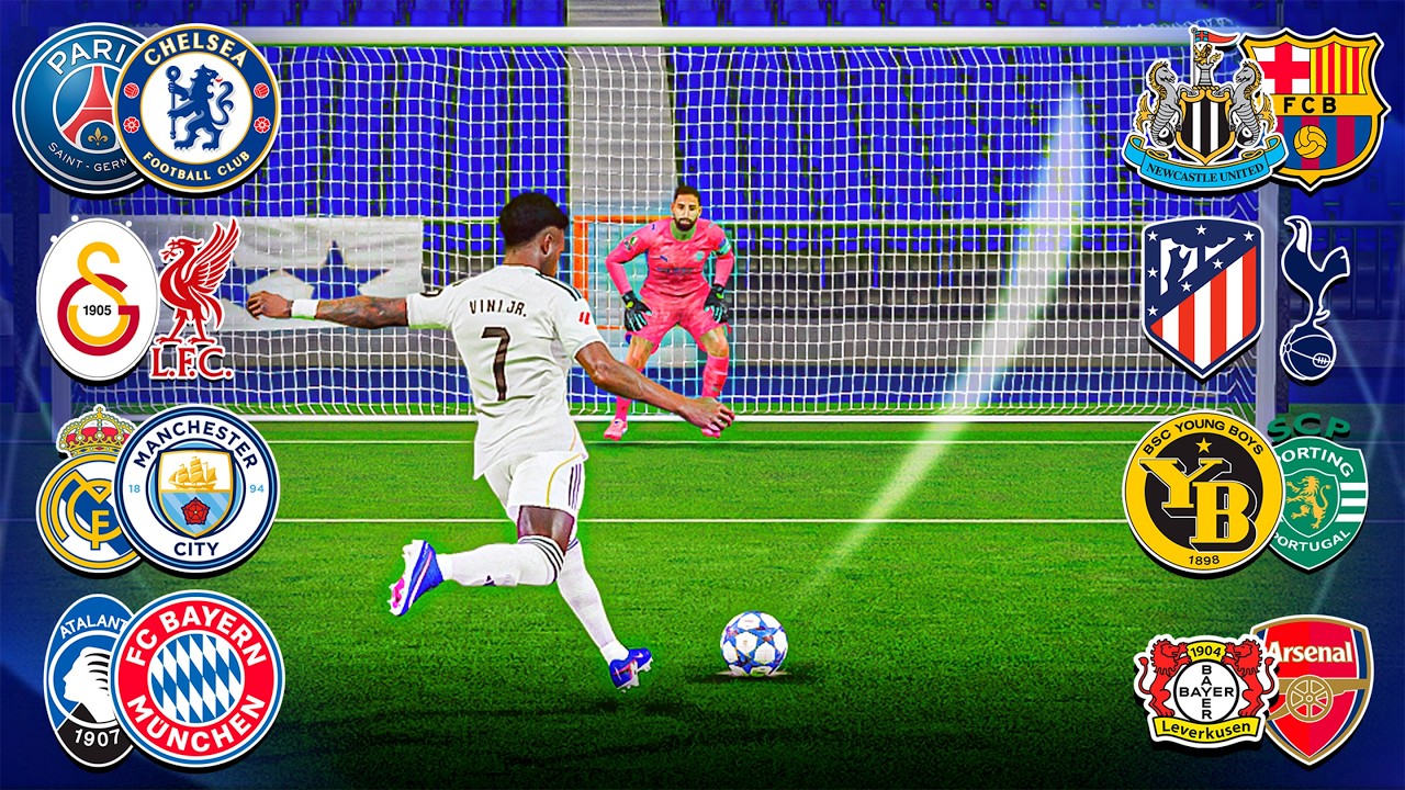OITAVAS DE FINAIS DA CHAMPIONS LEAGUE 2026 NOS PÊNALTIS !! EAFC26