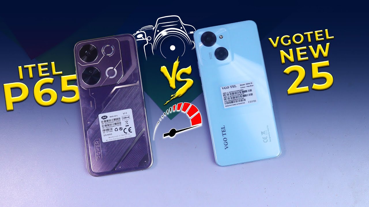 Itel P65 Vs Vgotel New 25 Comparison ⚡️Speed Test & Full Camera Test | Hindi/Urdu