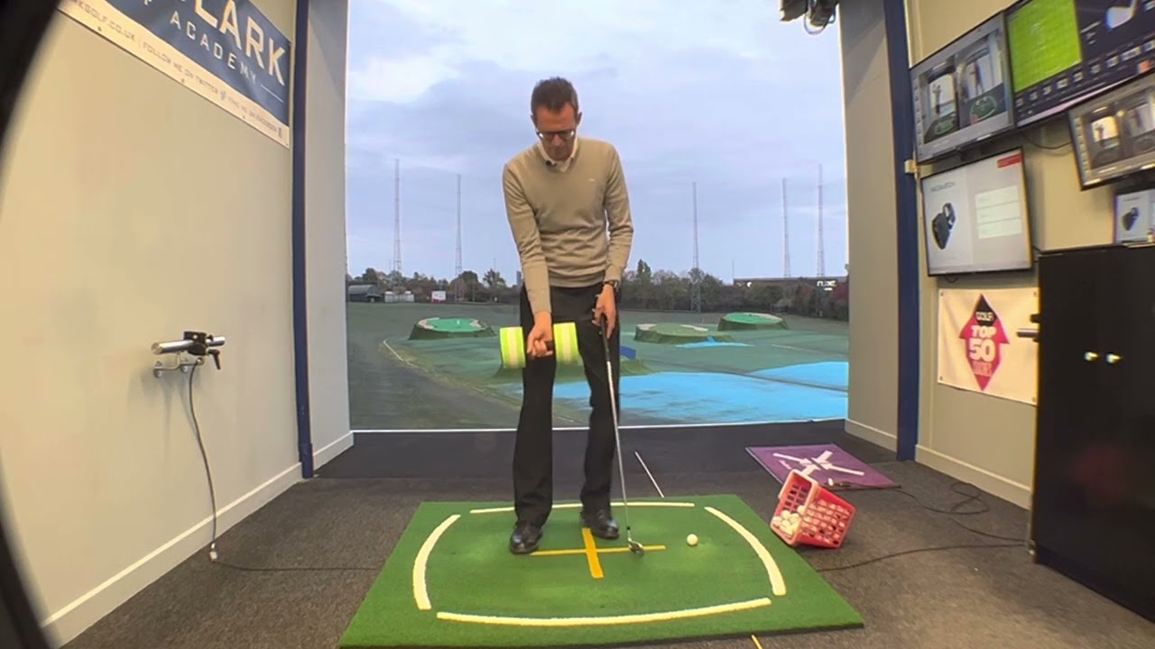 Correct right arm and hand position at address