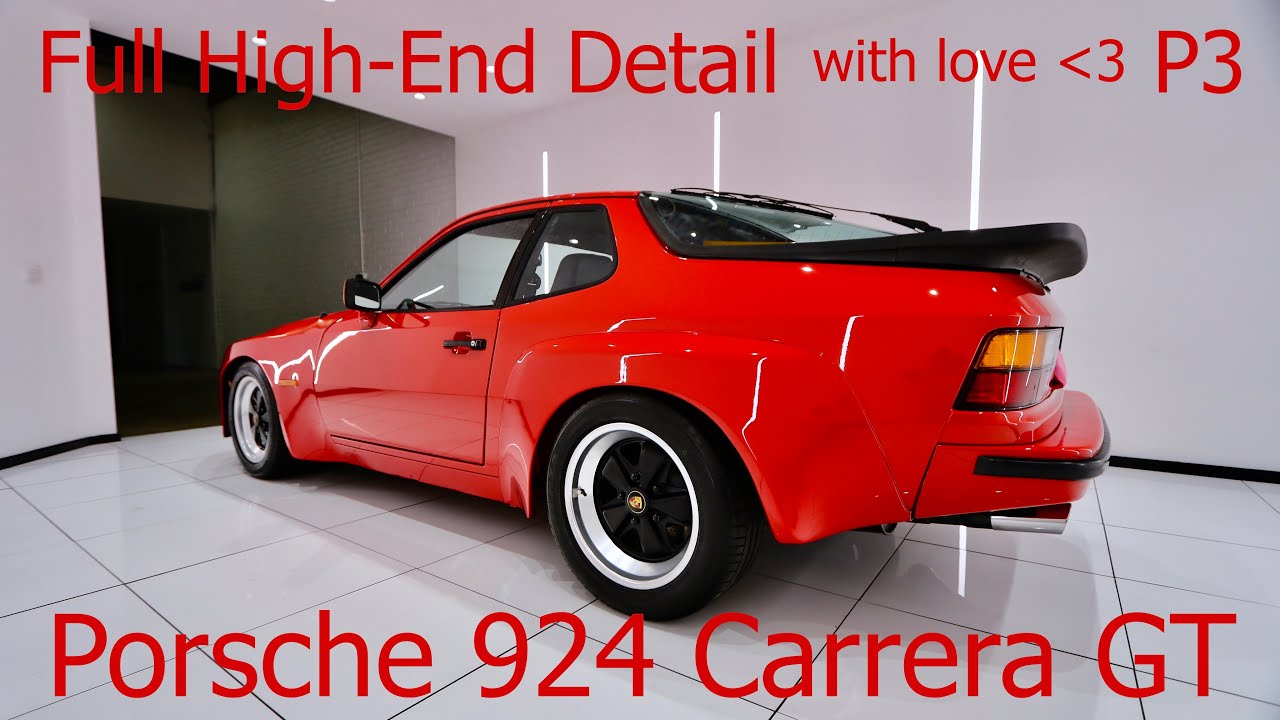 Porsche 924 Carrera GT - Detailing & Preserving A Classic! P3 Ceramic Coat Final Shots! (Vlog 28.3)
