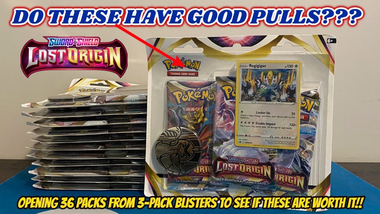 Are LOST ORIGIN 3-Pack Blisters THE BEST PRODUCT to open from this new Pokemon TCG set?!