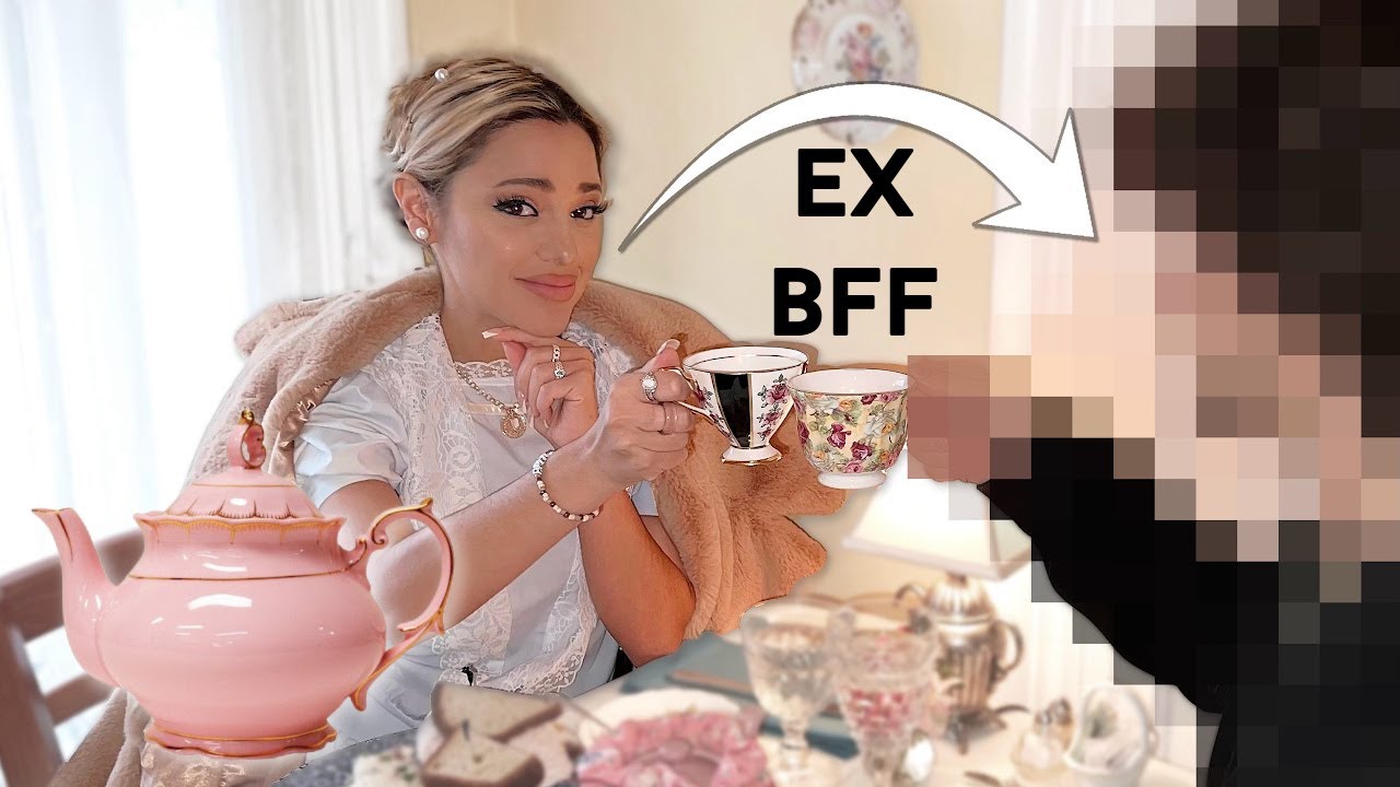 having a tea party with my ex-best friend.
