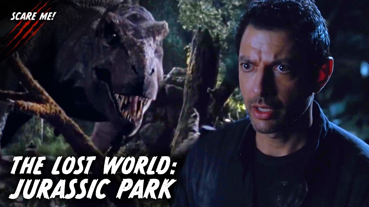 Jeff Goldblum encounters ﻿Tyrannosaurus Rex's Attack Scene | The Lost World: Jurassic Park ﻿(1997)