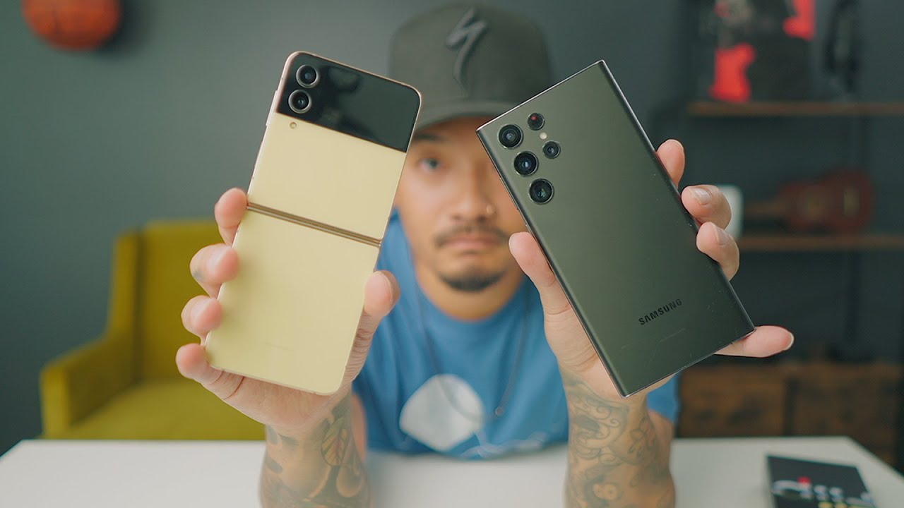Samsung Z Flip 4 Unboxing || I'm done with my S22 ULTRA!