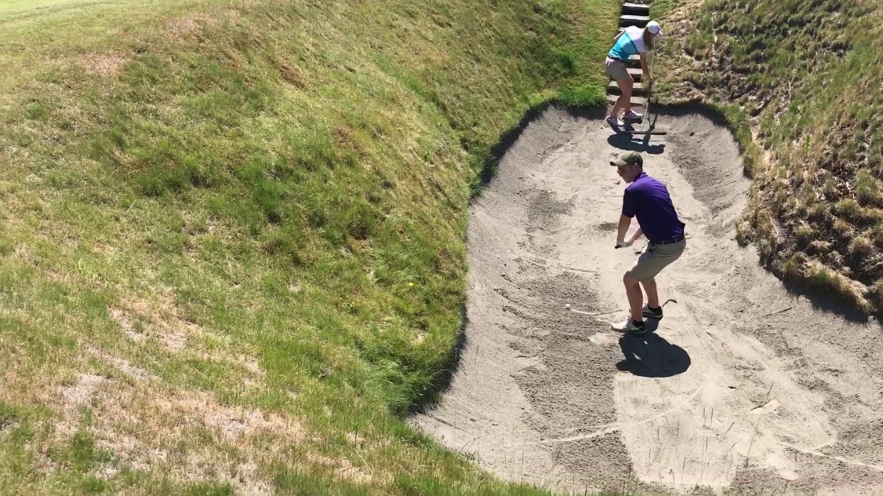 Jack in coffin bunker, Chambers Bay