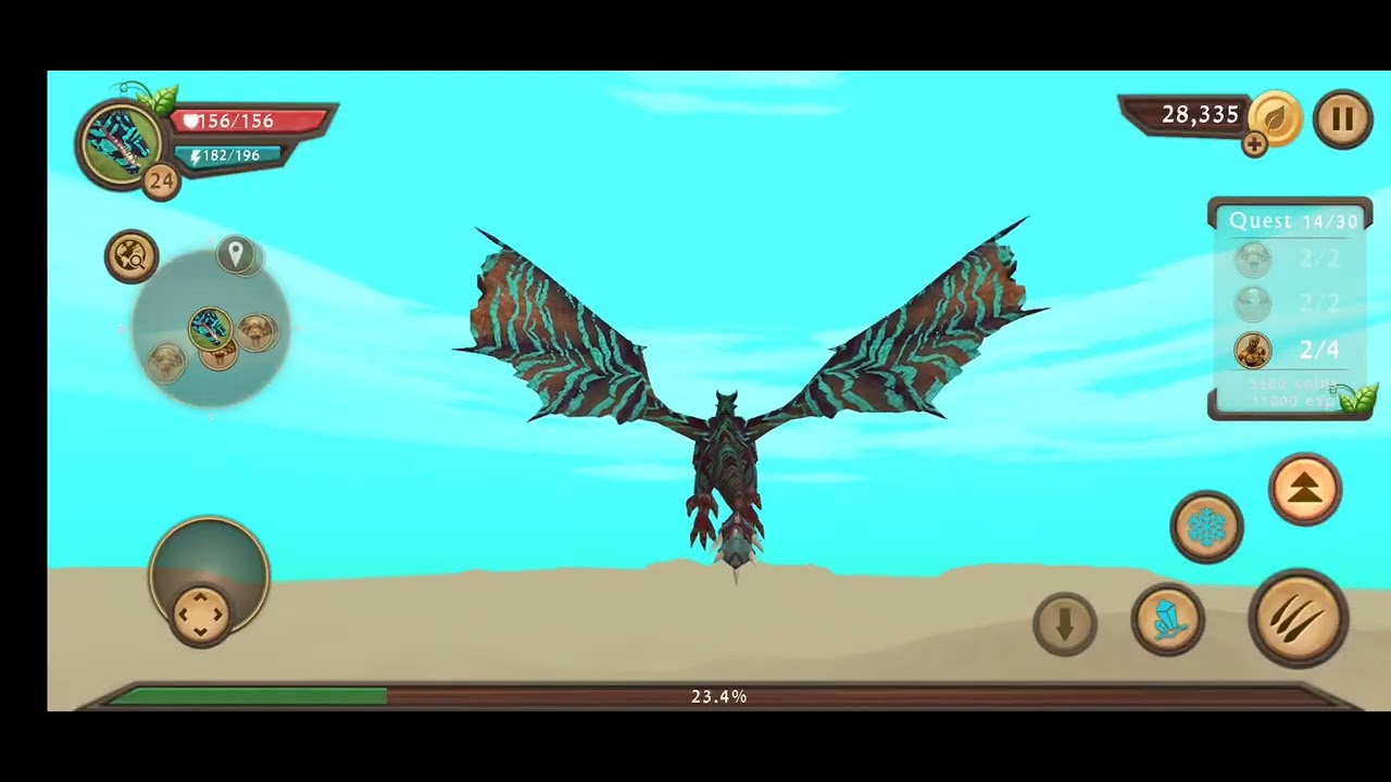 I play Dragon sim 3D for nostalgia 