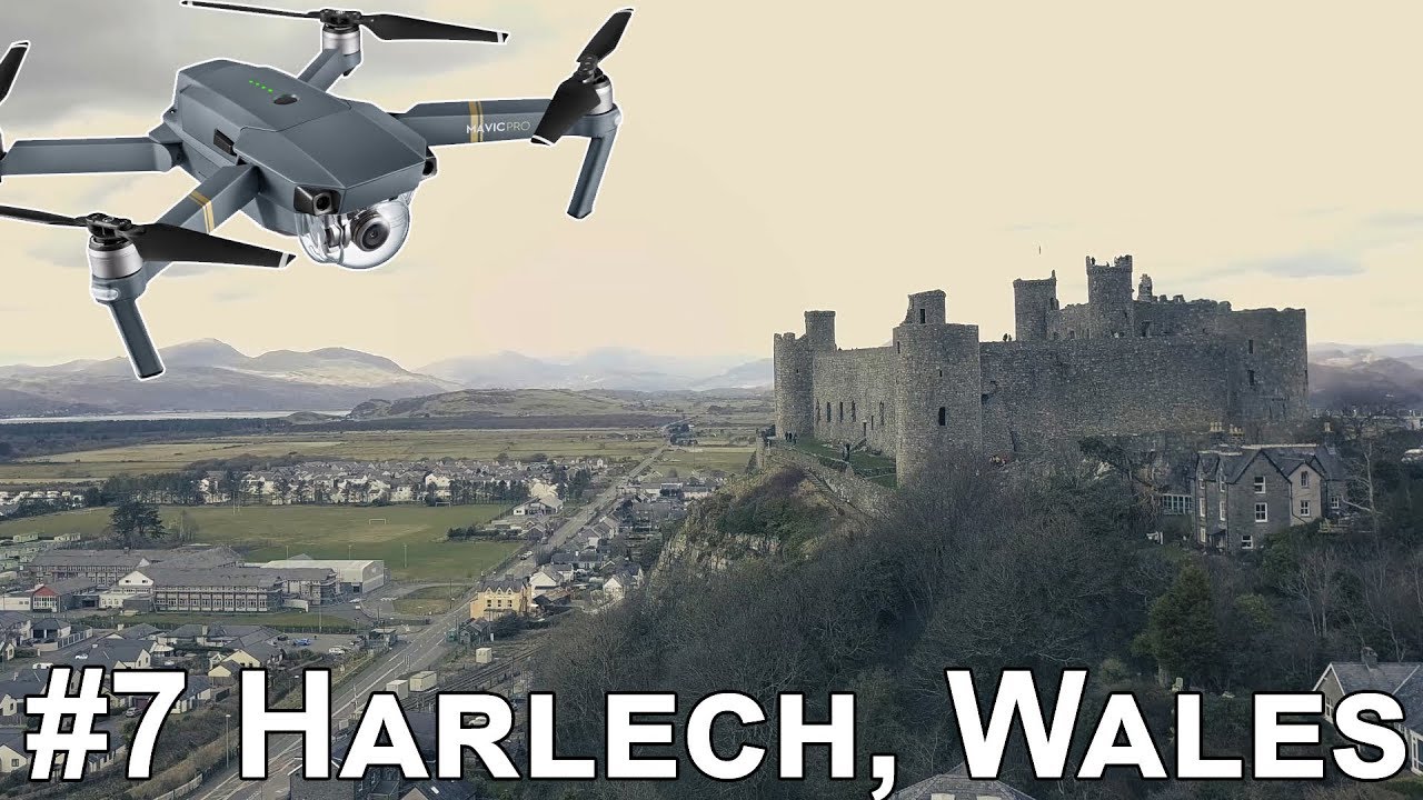 Harlech, Wales by Drone