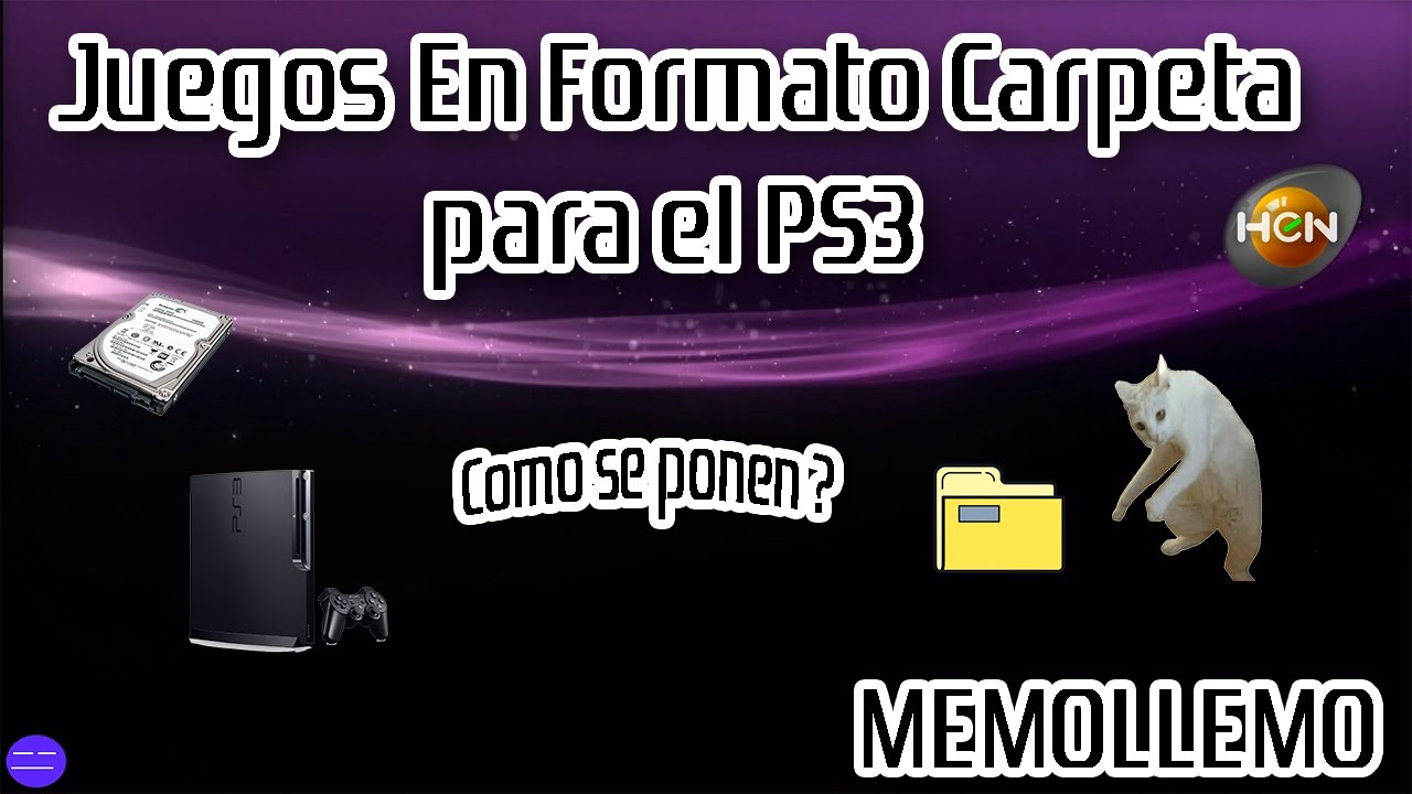 Juegos en Formato Carpeta en el PS3