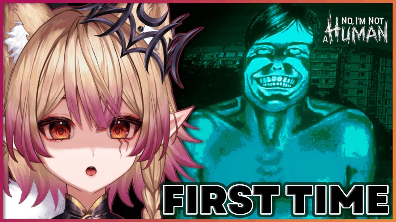 I'M WEAK TO HORROR GAMES ☠️ [ No, I'm Not A Human / Vylett Moonheart / #vtuber ]