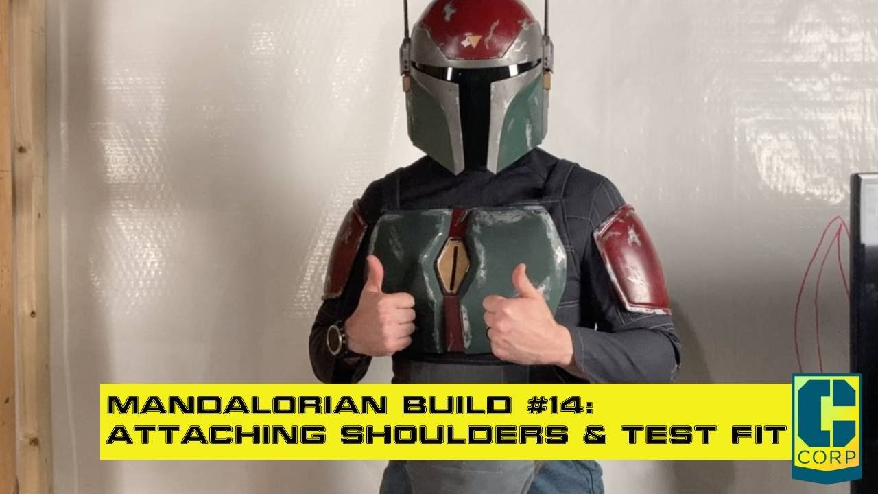 Mandalorian Cosplay Build #14: Test Fit! Oh, And Attaching the Shoulders…
