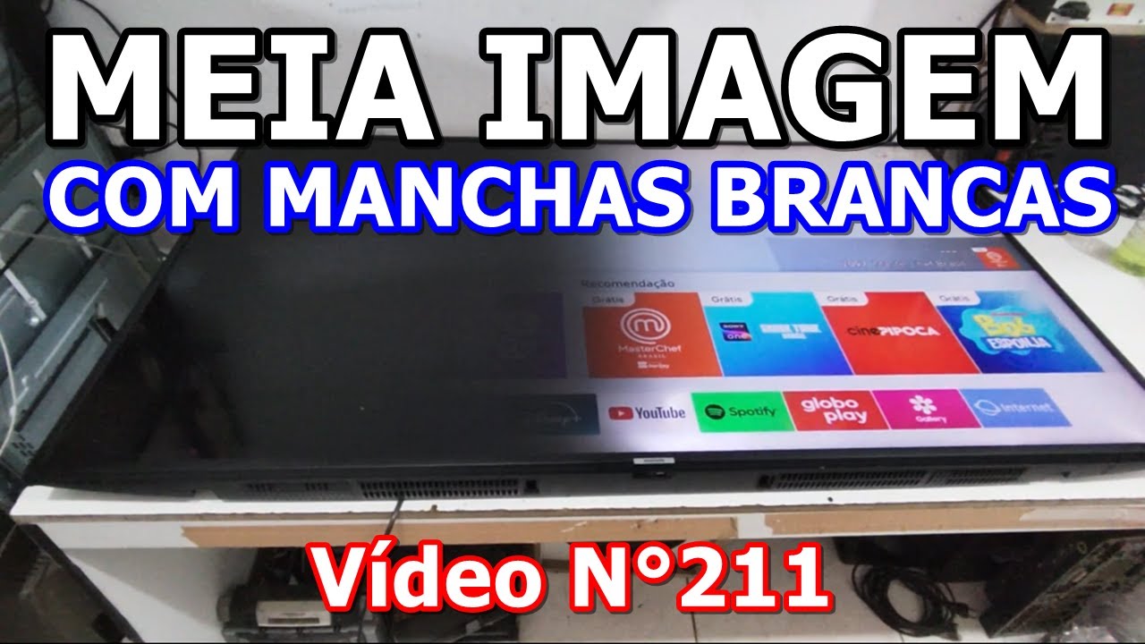 SAMSUNG UN58NU7100AG MEIA IMAGEM E MANCHAS BRANCAS - Vídeo  N°211