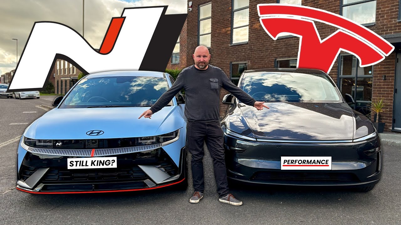 НОВЫЙ Tesla Model Y Performance V Hyundai Ioniq 5N — какой электромобиль лучше по производительно...