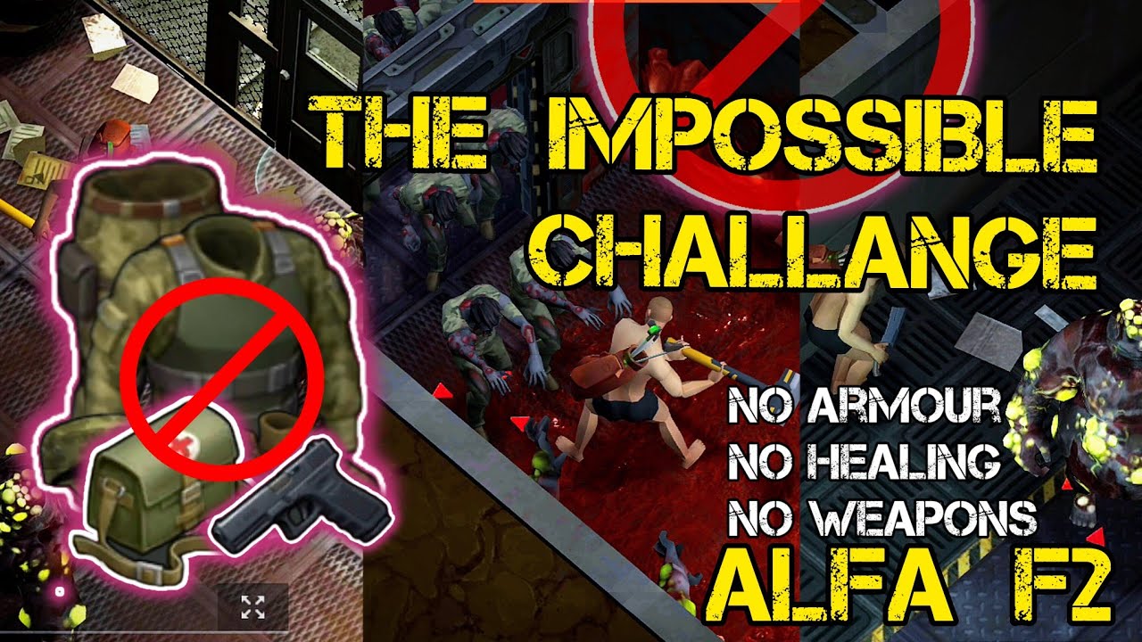 Bunker Alfa Challange - Part 1 - NO HEALING - NO GUNS - NO ARMOUR - Last Day on Earth