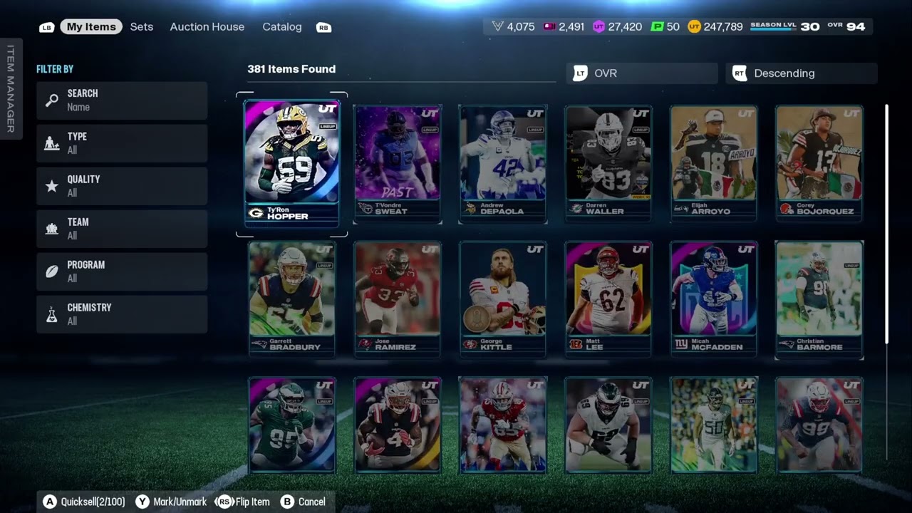 Madden 26-Season 5  New England Patriots Theme Team Flash Backs promo Grinding hard,Weekend Tokens15
