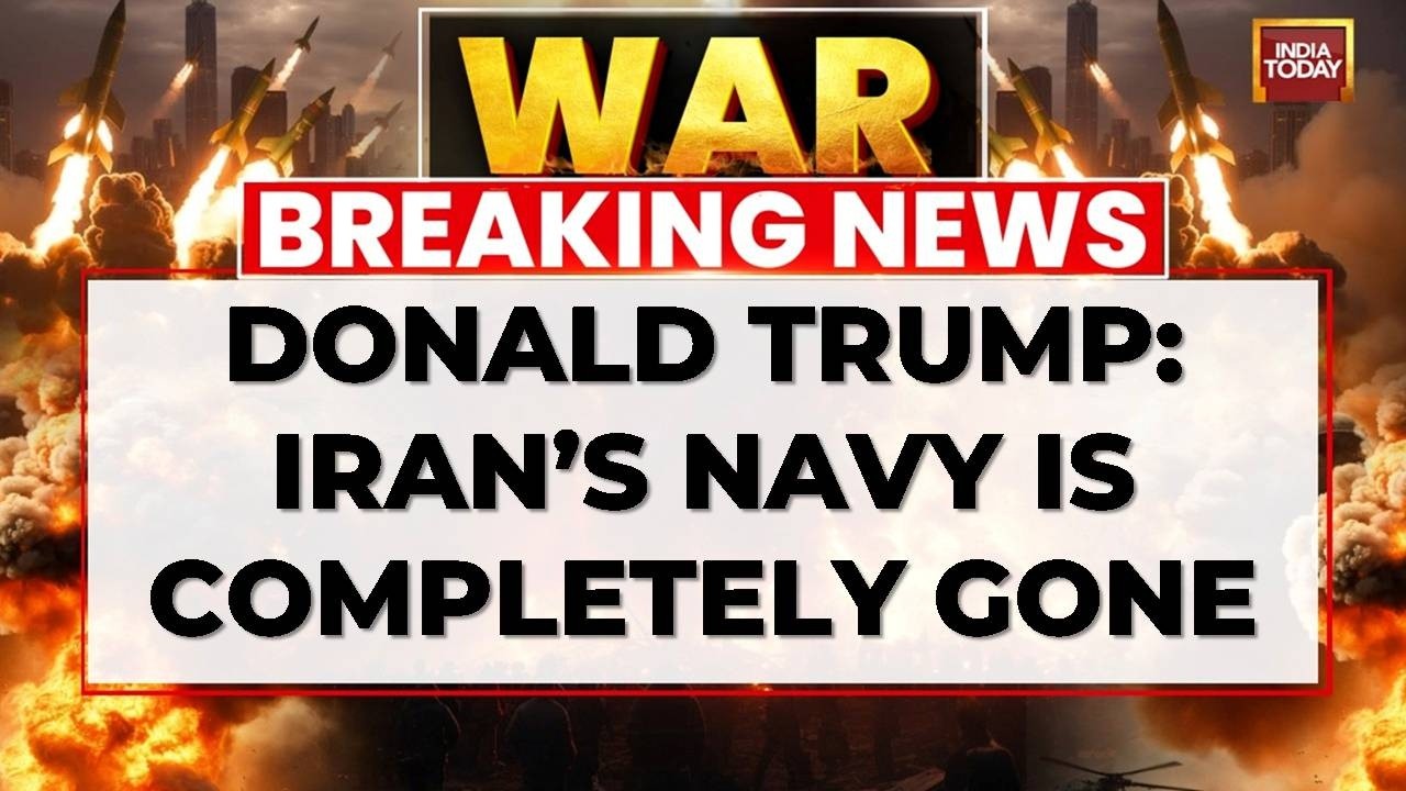 Trump Briefing On Iran War: 'Iran's Air Force Is Gone, The Navy Is Gone, Many Ships Have Been Sunk'