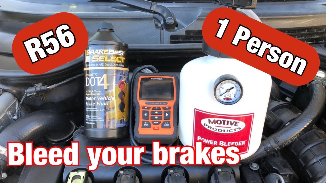 How to bleed the brakes on an R56 Mini Cooper S