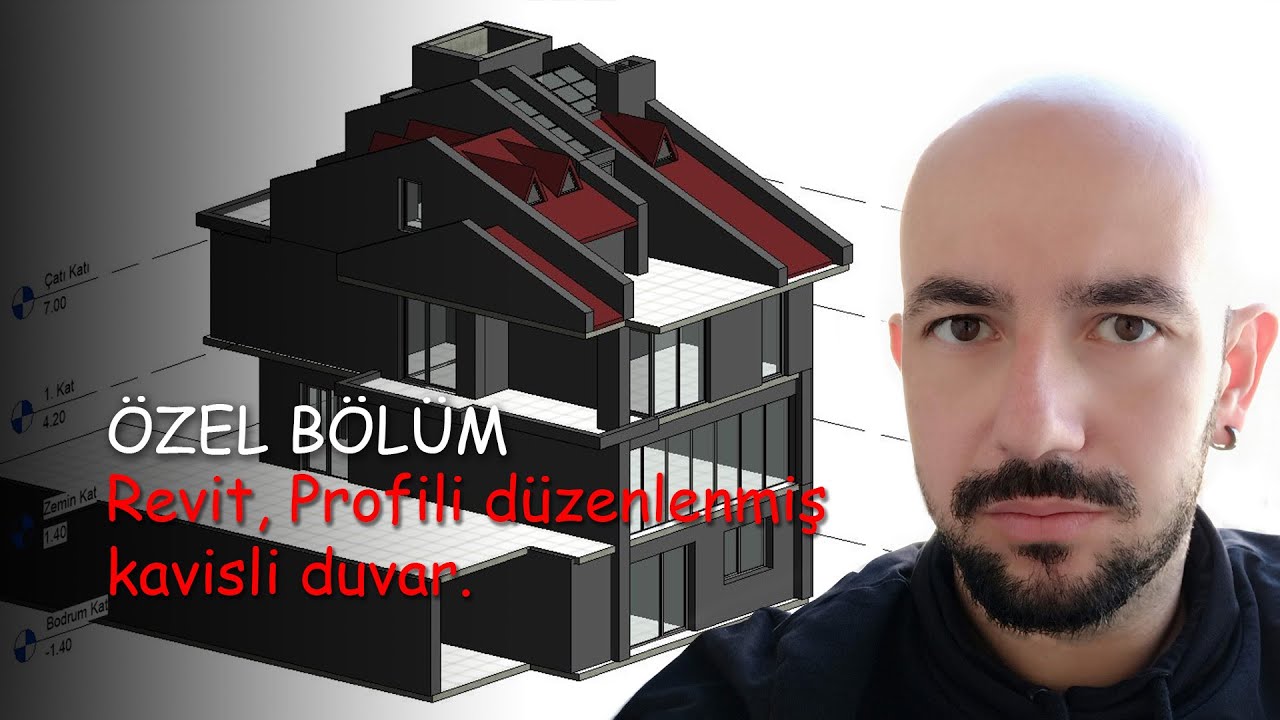 &Ouml;zel B&ouml;l&uuml;m_Revit, Profili d&uuml;zenlenmiş kavisli duvar