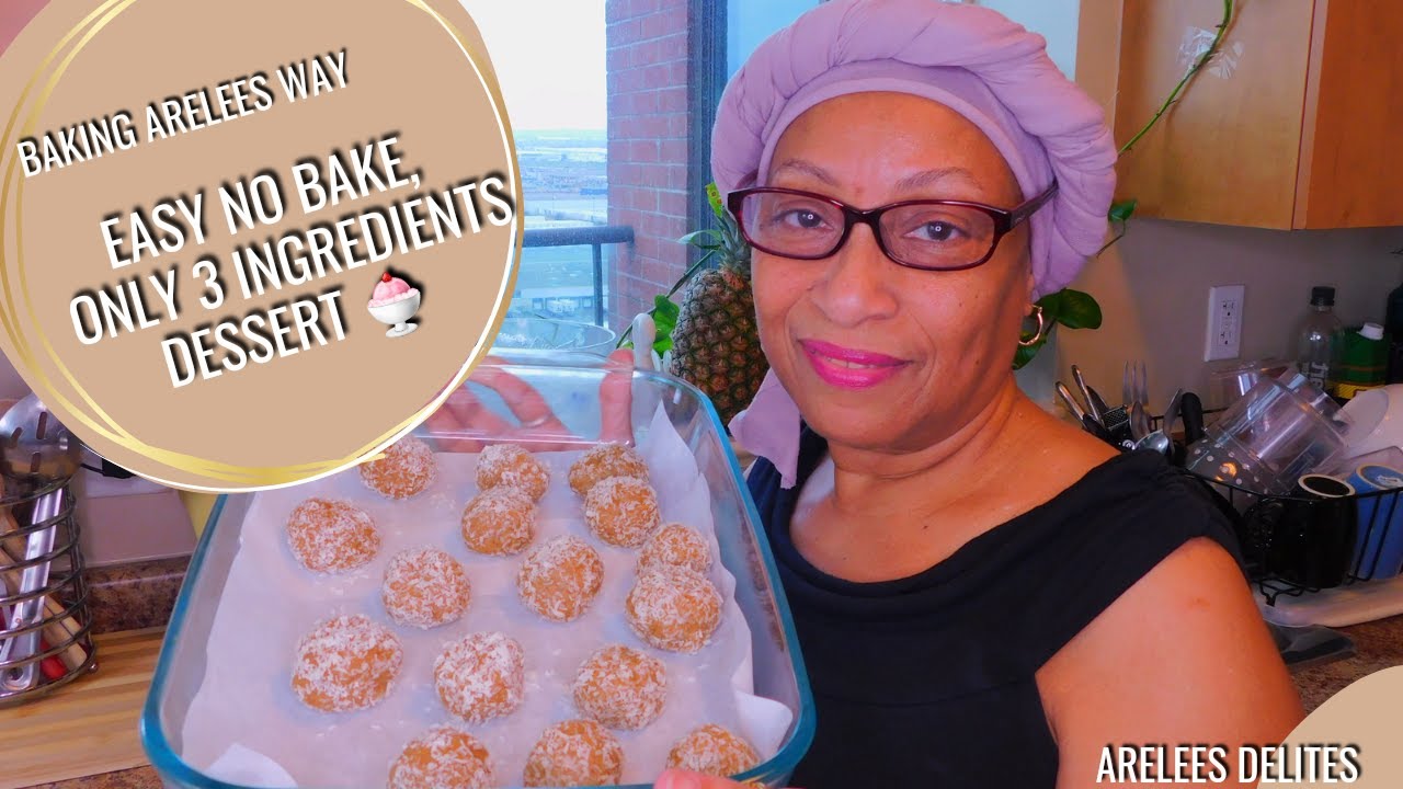 BAKING ARELEES WAY - EASY, NO BAKE COCONUT BANANA BALLS | ARELEES DELITES