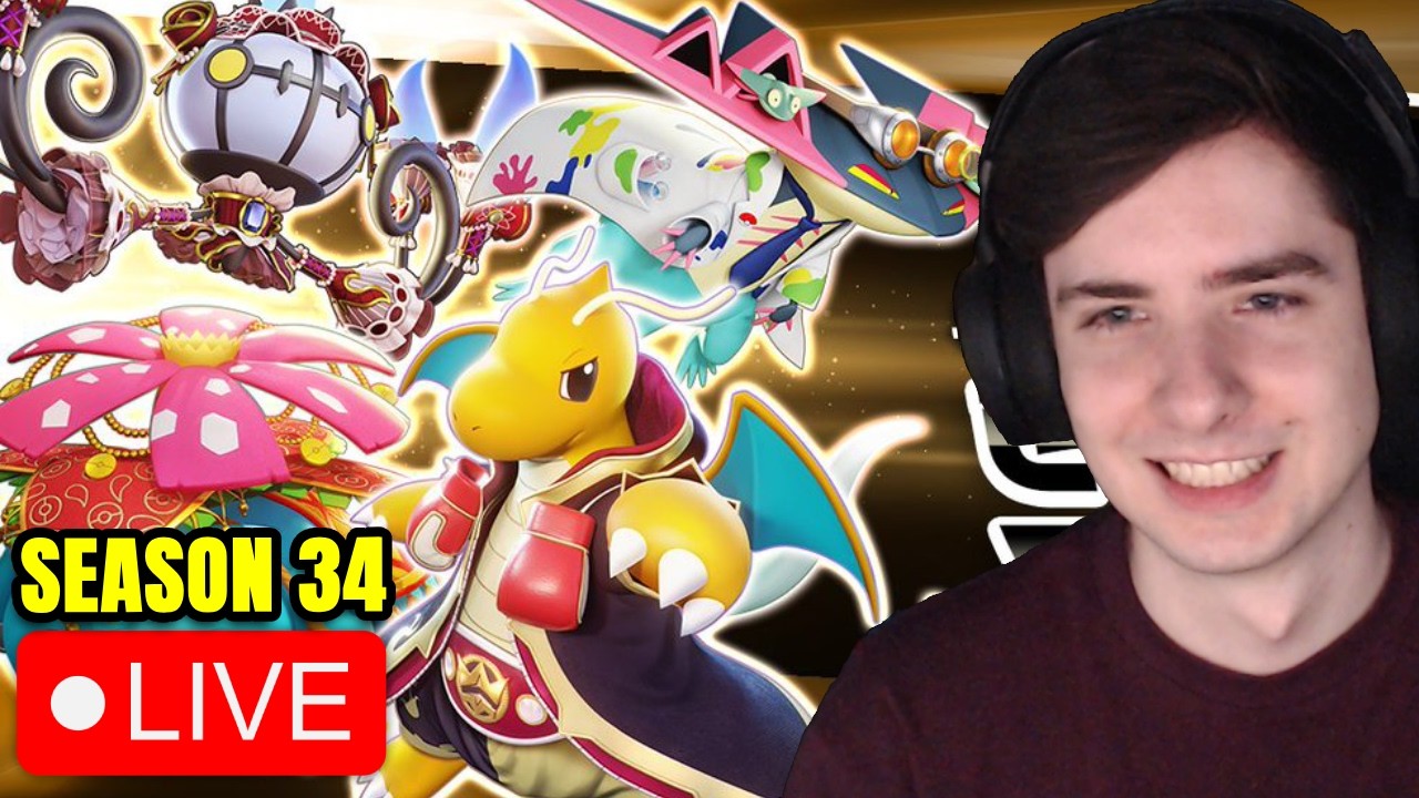 NEW PATCH SoloQ Ranked Season 34 on SWITCH 2 | Pokemon Unite