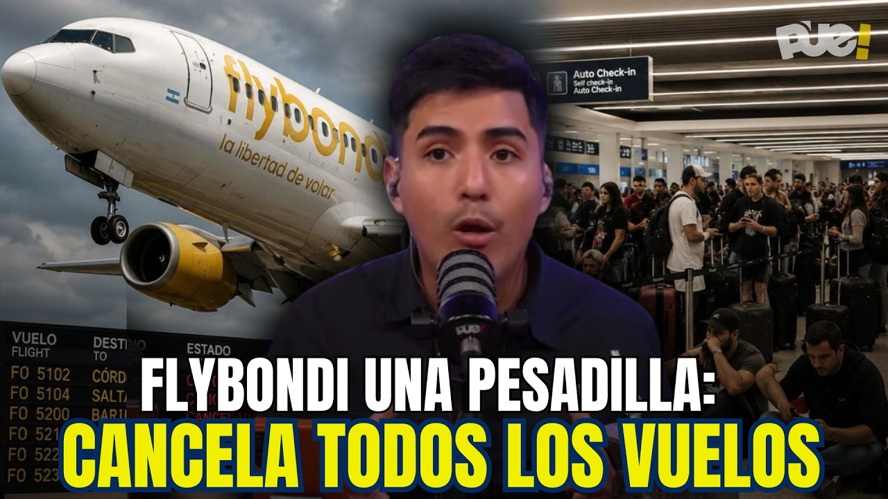 FLYBONDI en su PEOR MOMENTO: todos sus vuelos CANCELADOS y NO ATIENDEN