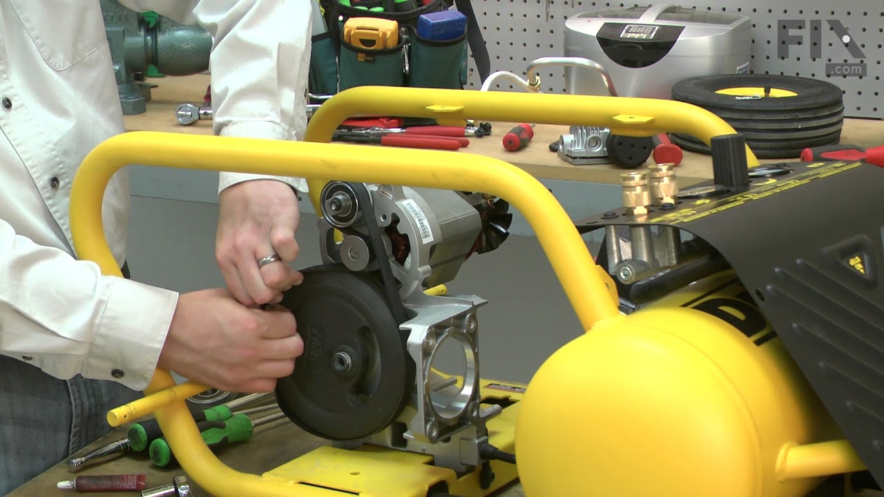 DeWALT Air Compressor Repair - How to Replace Belt