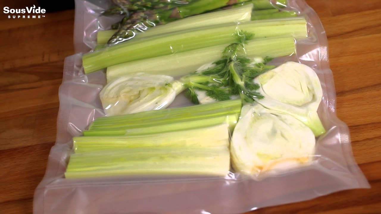 Sous vide Z&ouml;lds&eacute;gek