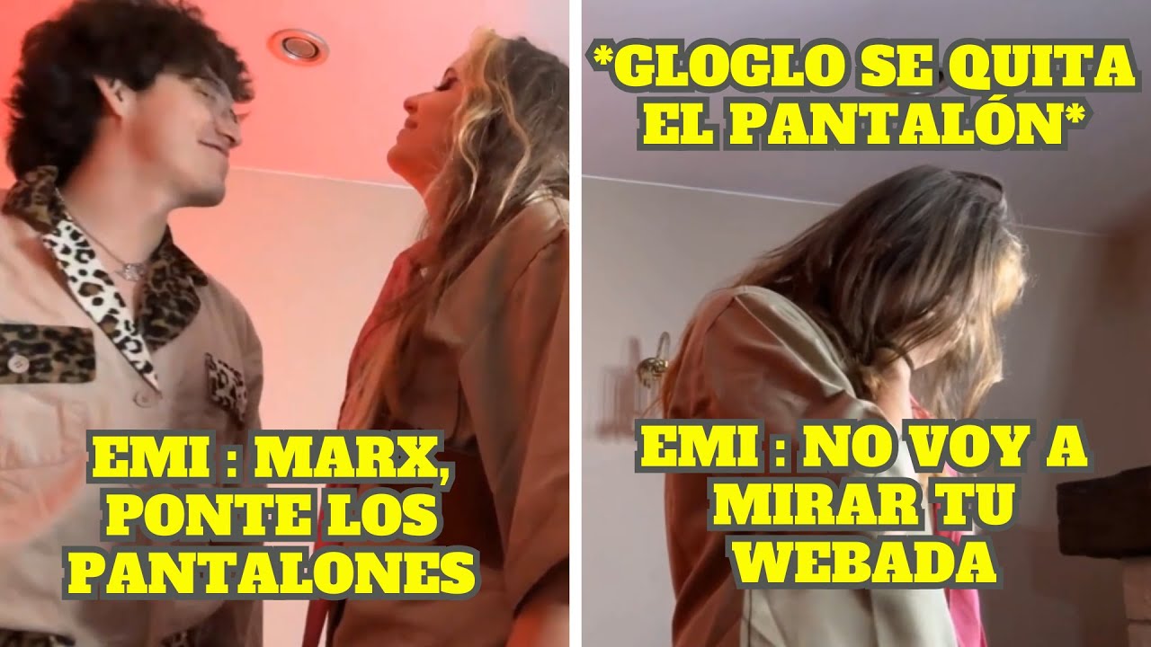 GLOGLO SE CAMBIA EL PANTALÓN FRENTE A EMIKUKIS + HACEN UN TIKTOK DE VAQUERO