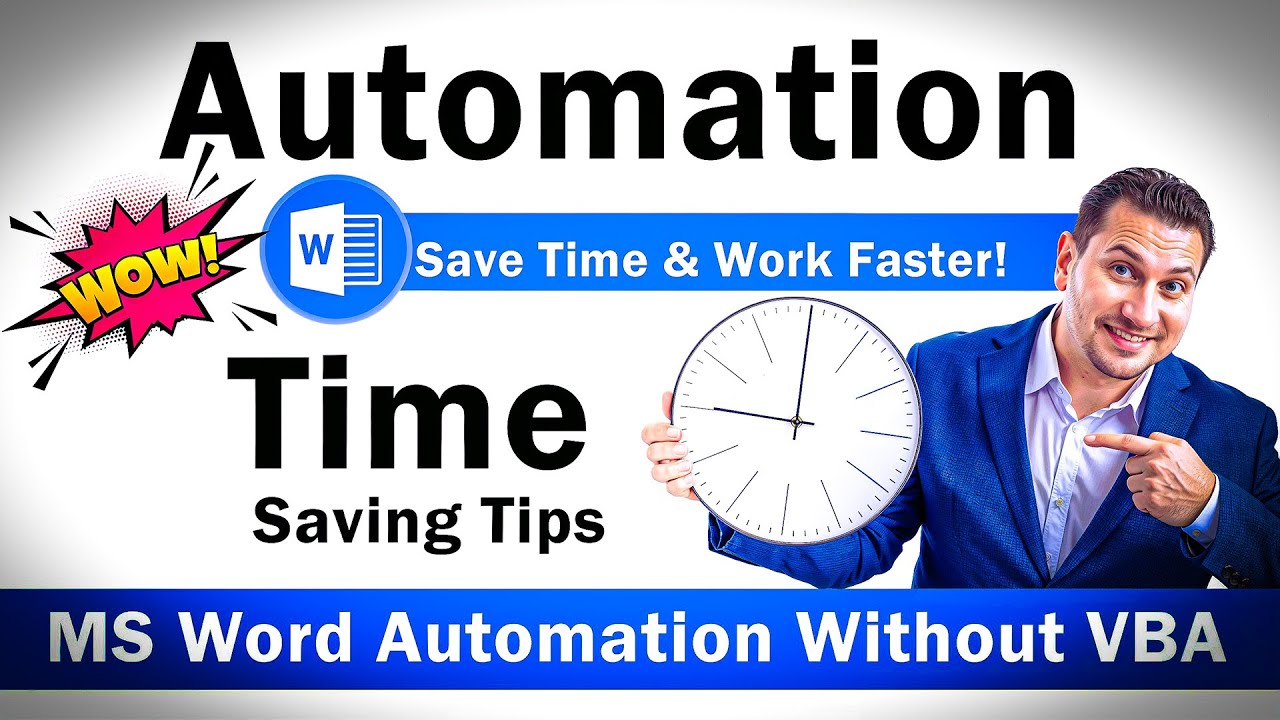 MS Word Macros – Repetitive Tasks Ko Automate Karein | Save Time & Work Faster! ⚡