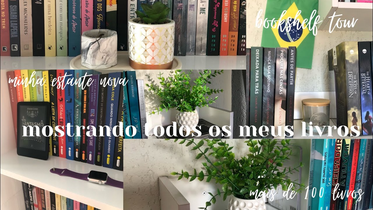 Mostrando todos os meus livros | tour pela minha estante de livros | bookshelf tour 2023
