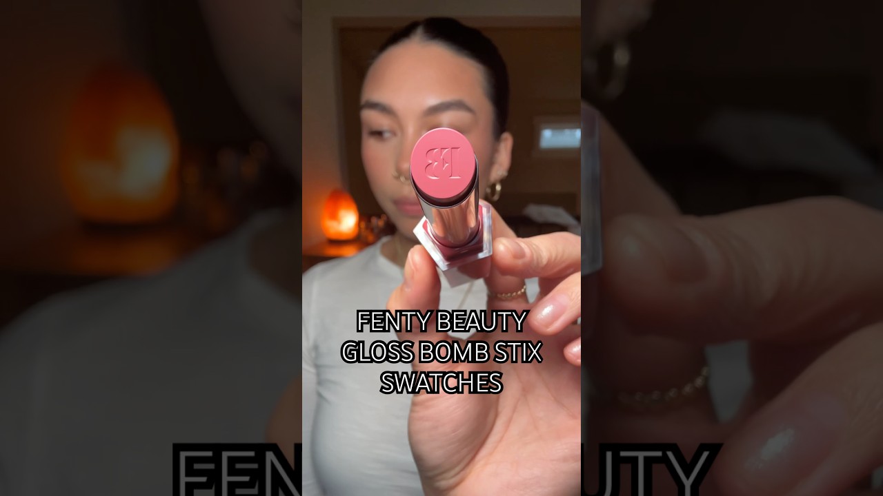 Fenty Beauty Gloss Bomb Stix High Shine Gloss Stick Swatches #fentybeauty #fentyglossbomb #lipgloss
