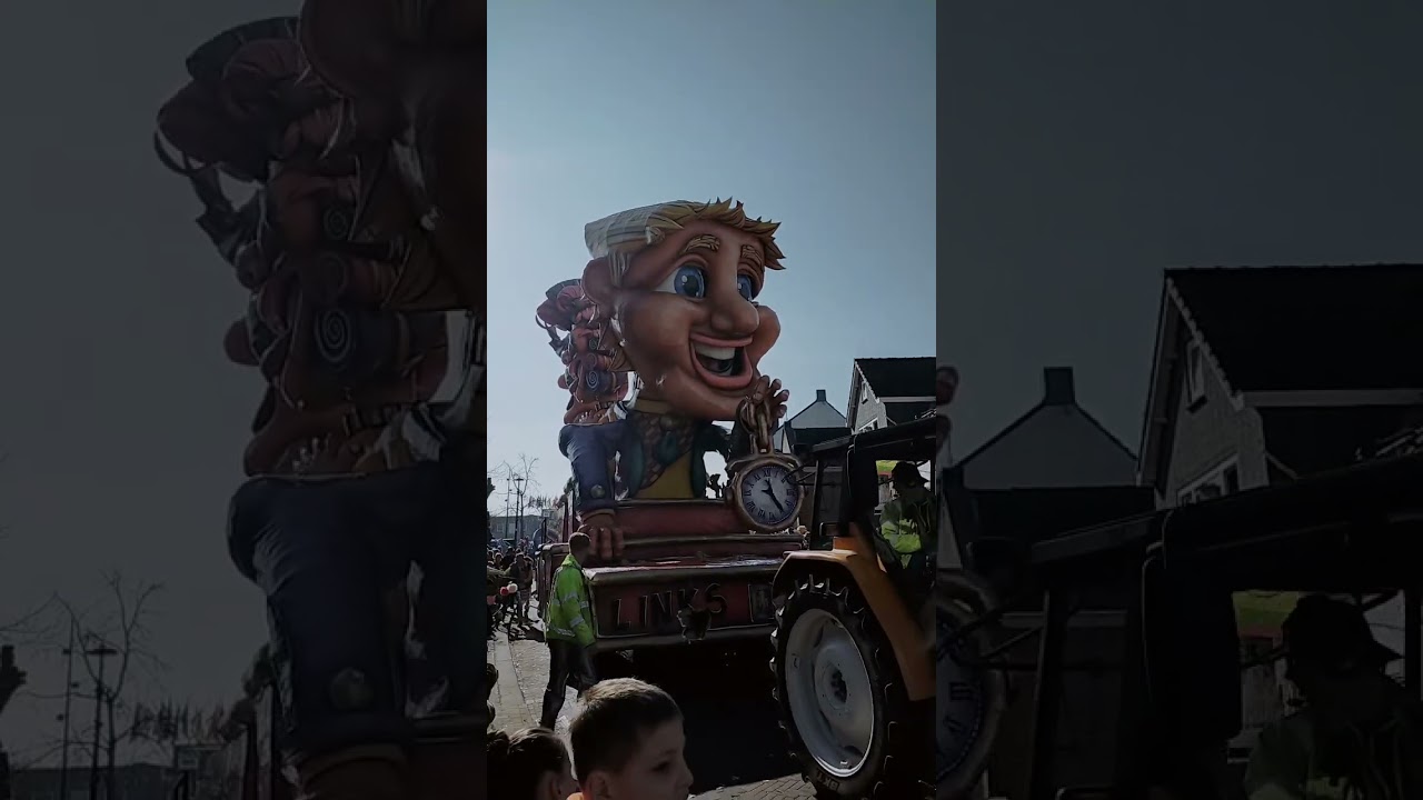 Aftocht in Boemeldonck van de praalwagens 2025 (compilatie)