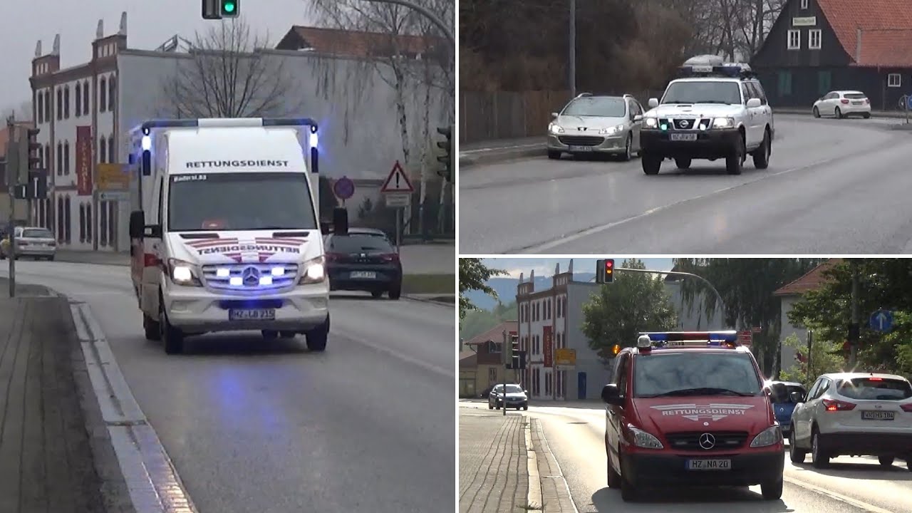 GW-Bergrettung DRK Bergwacht, RTW & Reserve-NEF Rettungsdienst Landkreis Harz