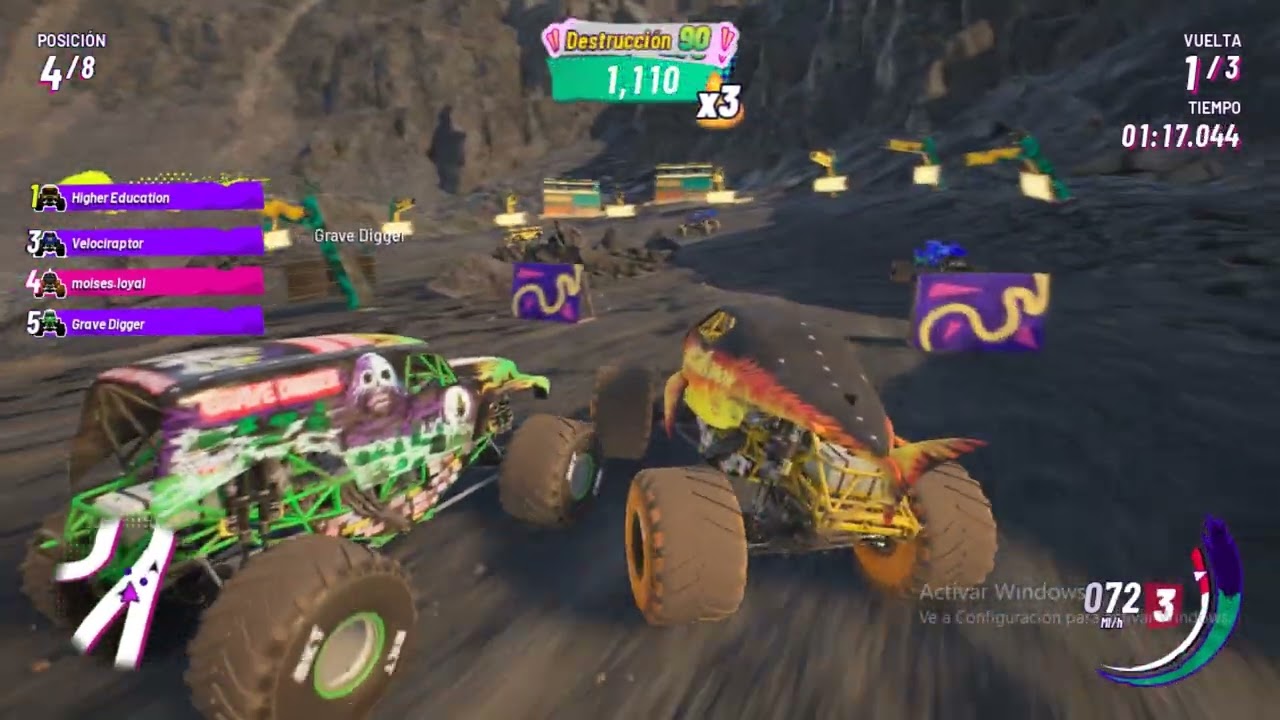 Monster Jam Showdown Gameplay 14 Megalodon