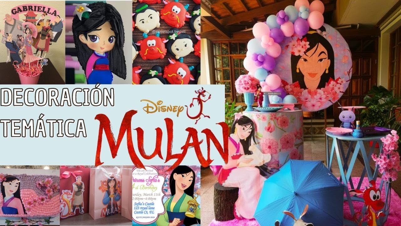 MULAN//FIESTA//IDEAS DE DECORACIÓN