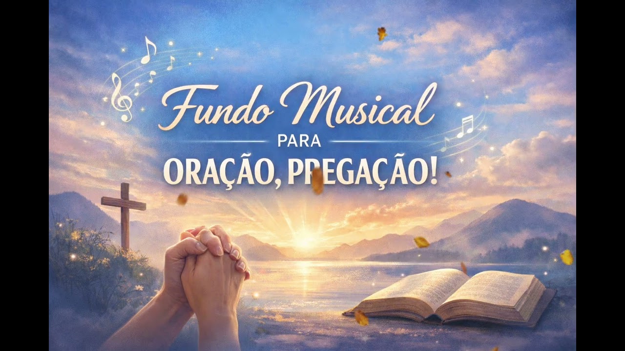 Fundo musical para ORAÇÃO e PREGAÇÃO. 🙏