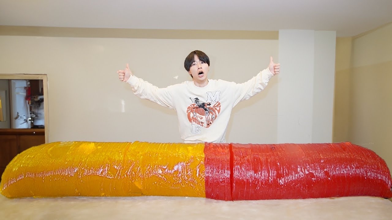 40kgの超巨大ワームグミを作ってみたらキモすぎたwww