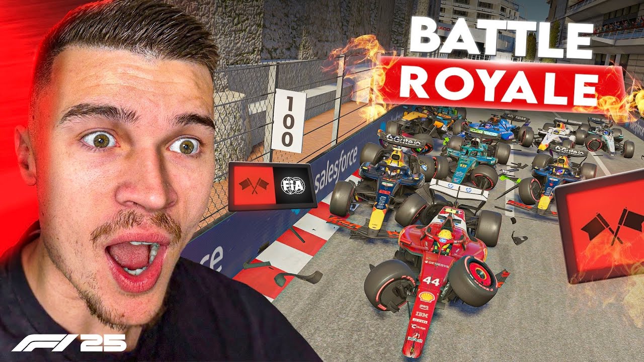 BATTLE ROYALE À MONACO ! (LE CARNAGE 😱😂) | F1 25