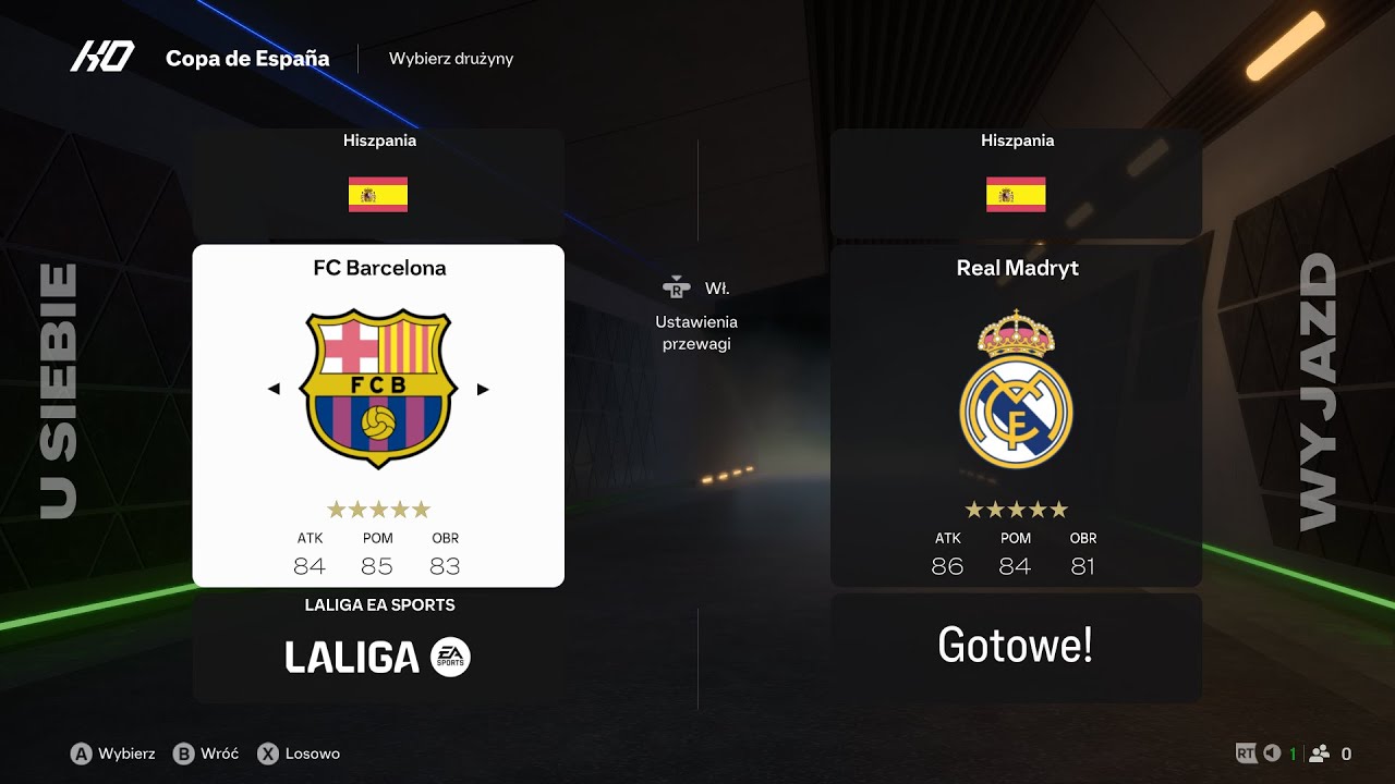 EA SPORTS FC 25 Finał pucharu  Króla  El Clasico Barcelona vs Real