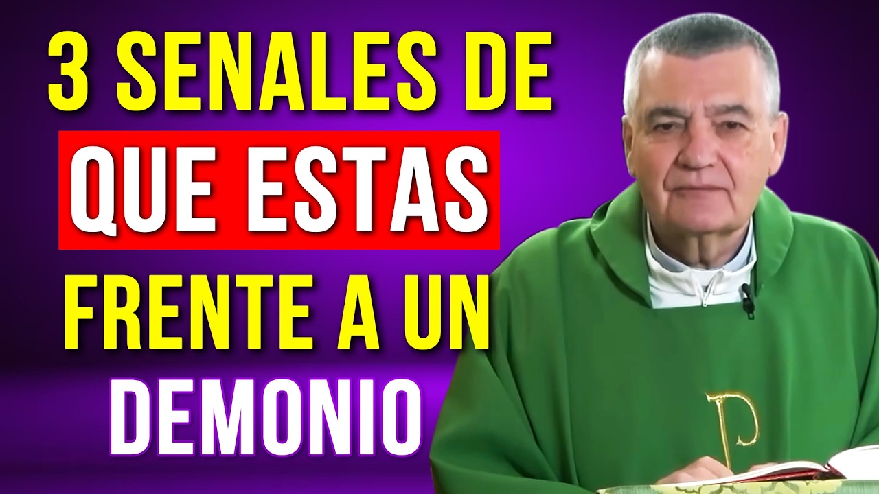 3 SEÑALES DE QUE ALGUIEN CERCANO PODRÍA SER UN DEMONIO HUMANO | Padre Santiago Martín